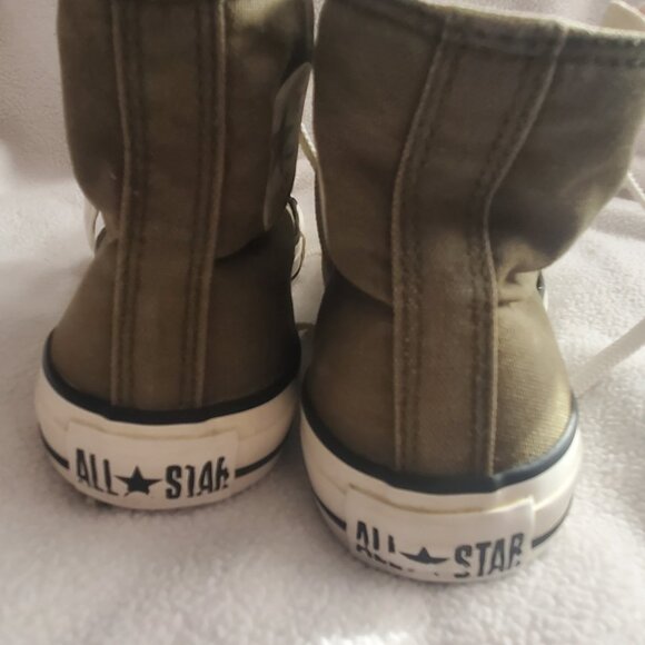 Double Upper Converse All Star Chuck Taylor Green and pink women 8 - Picture 10 of 16